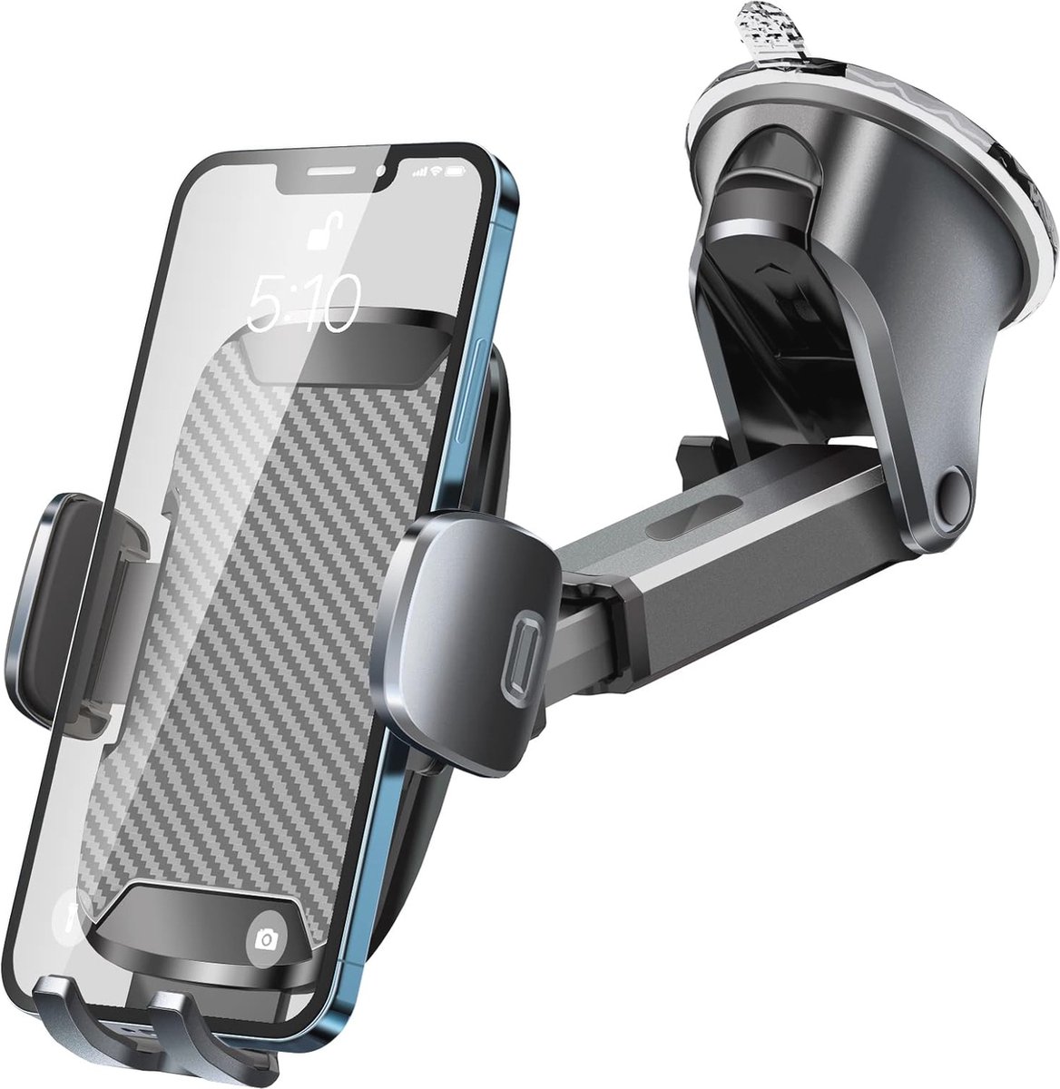 Goedkoopste Universele Autohouder voor Smartphones met Superzuigkracht - 360 Graden Rotatie en Flexibele Installatie