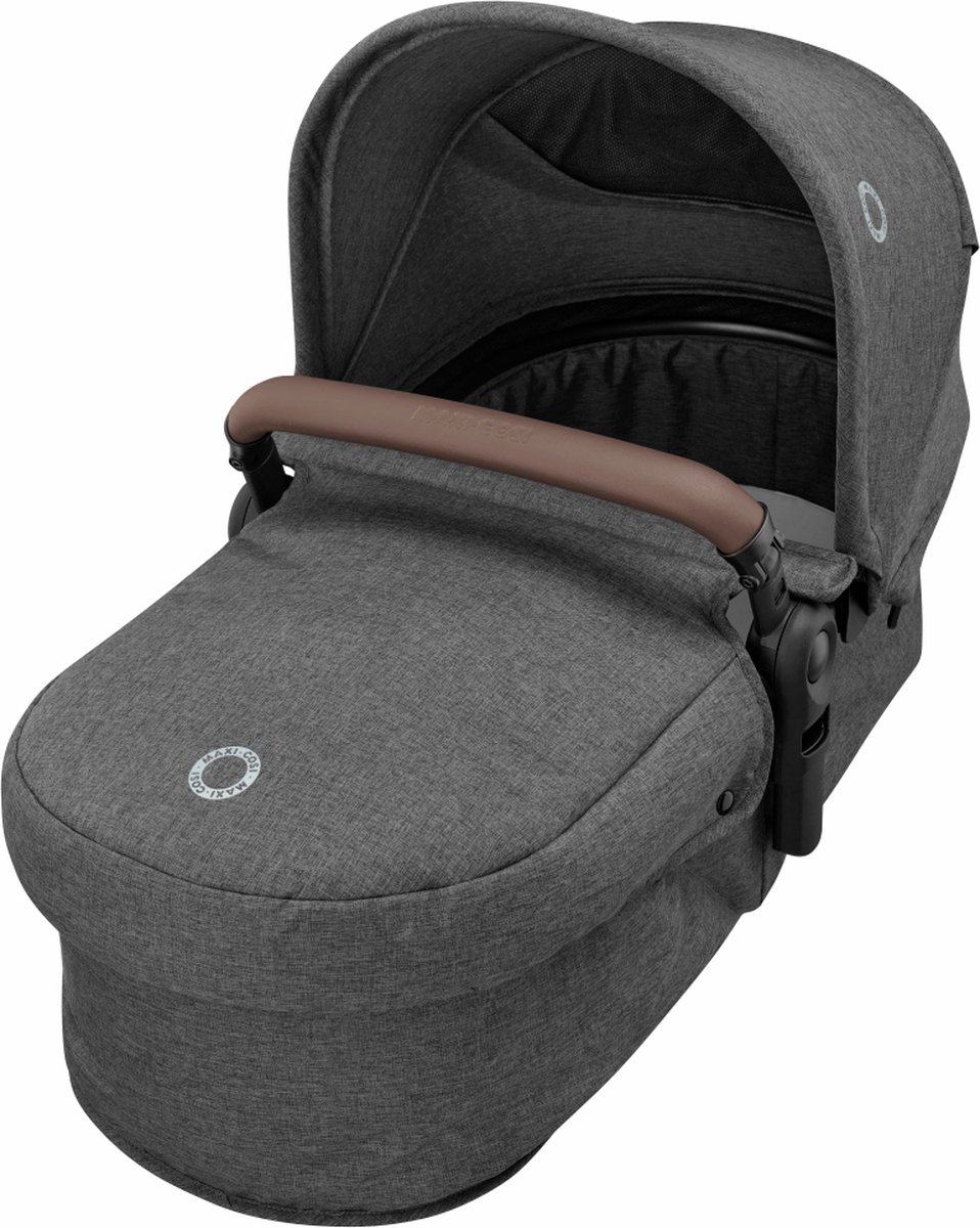 Maxi-Cosi Zelia S Trio 3-in-1 Kinderwagen - Inclusief autostoeltje en luiertas - Dark Grey thumbnail 5