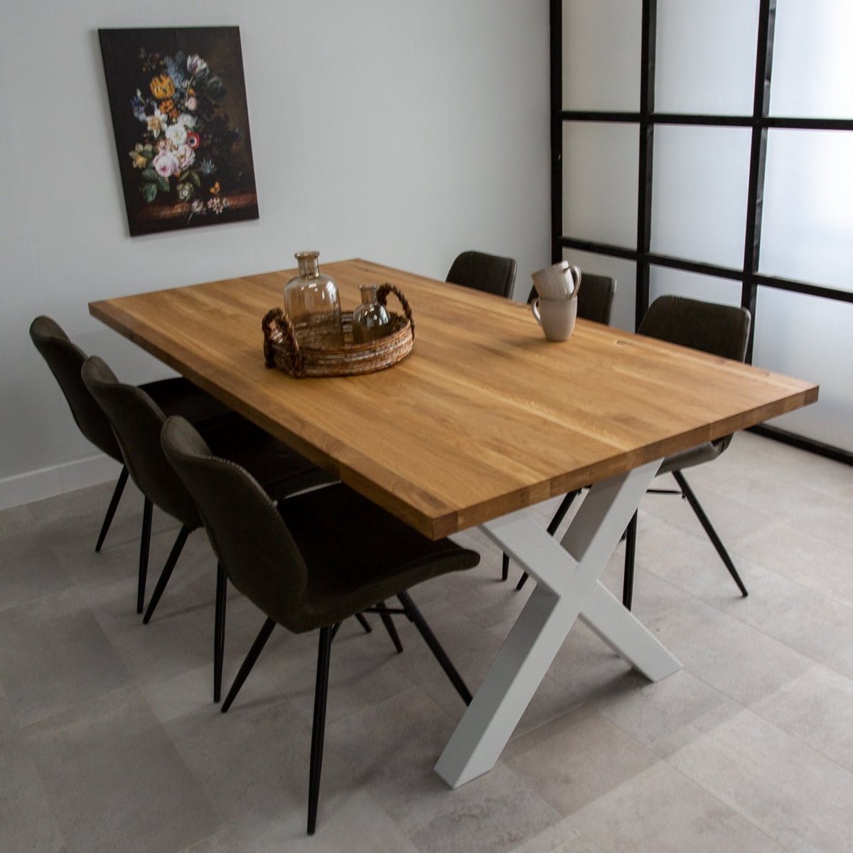 Eikenhout Tafelblad Rover 140 x 80 x 4 cm