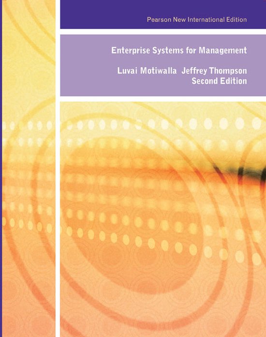 Enterprise Systems for Management: Pearson New International ... - cover