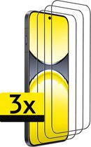 Screenprotector - Geschikt voor OPPO Find X8 Pro - 3 Stuks - Full Cover - Beschermglas - Gehard Glas - Tempered Glass - Screen Protector