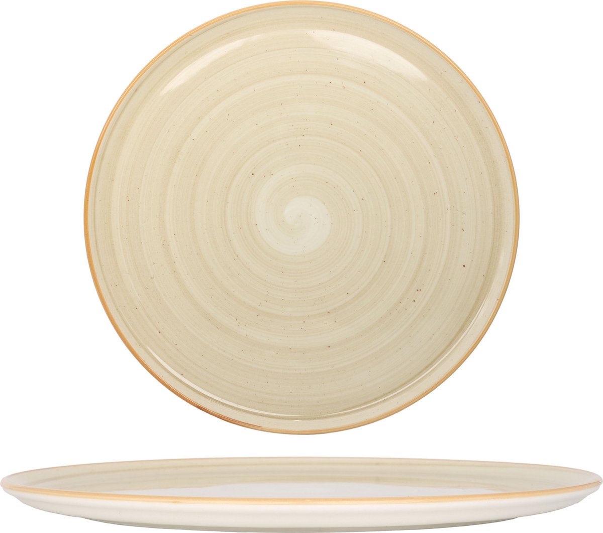 Bonna Pizzabord - Aura Terrain - Porselein - 32 cm - set van 2