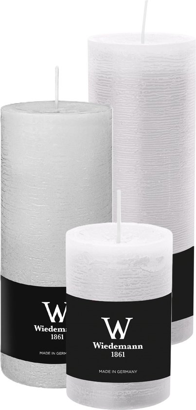 PAPSTAR 10 stompkaarsen ? 40 mm 90 mm crème blokkaarsen kaarsen (wit) | 2 verpakkingen