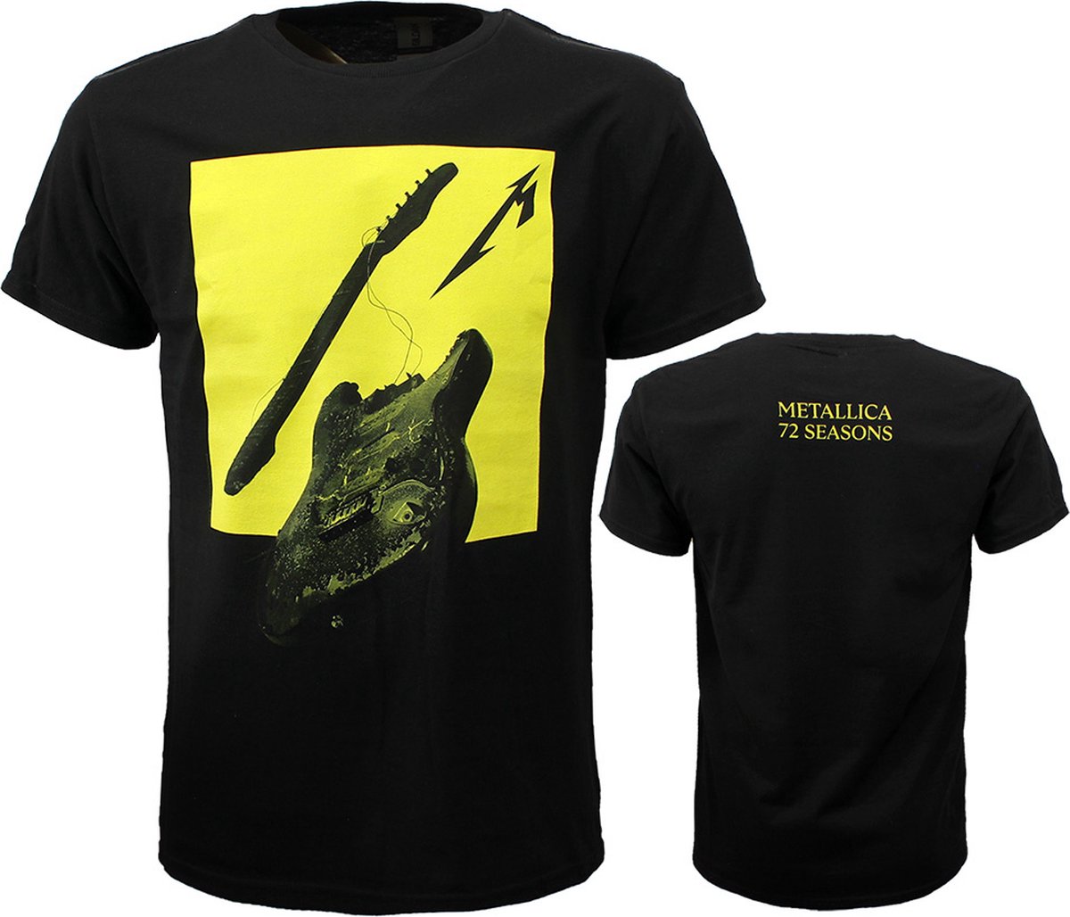 Metallica 72 Season Broken Burnt Guitar T-Shirt - Officiële Merchandise - L