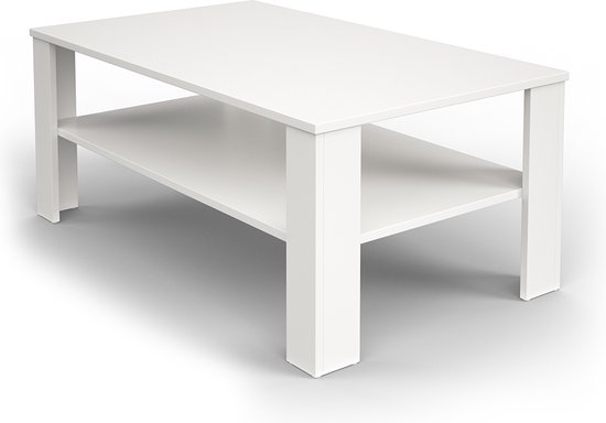 Vicco Table basse, Wit, 100 x 42 cm
