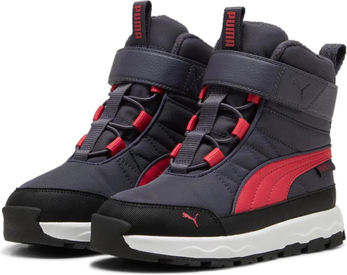 Puma Evolve Boot Purtx AC+PS Unisex Kids Sneaker gevoerd 392649 05 Grijs