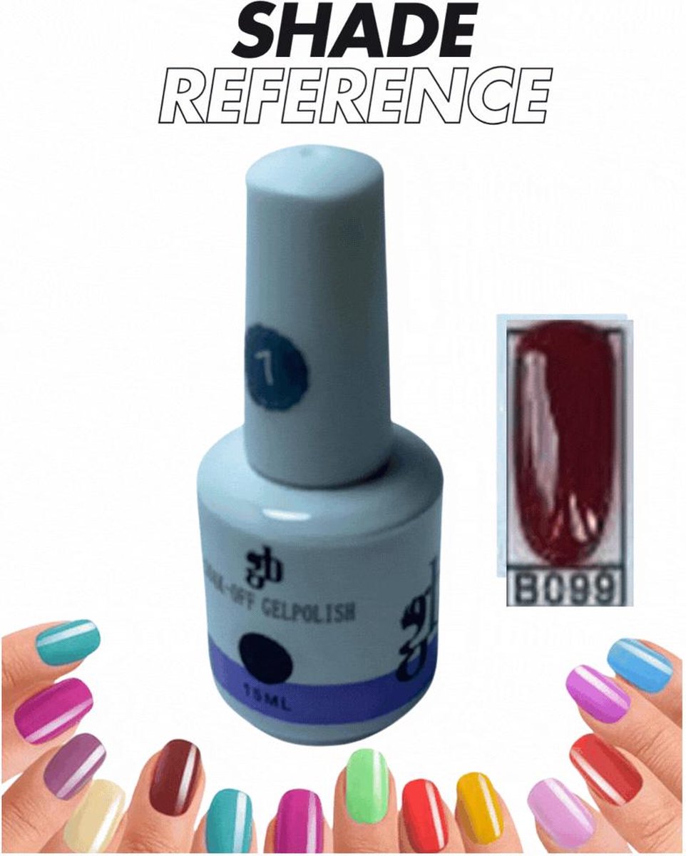 Gel Polish Soak Off - Gellak - Nagellak #B099 15ml