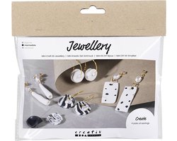 Omslag van CC Mini Hobbyset Sieraden Klei Oorbellen Zwart Wit