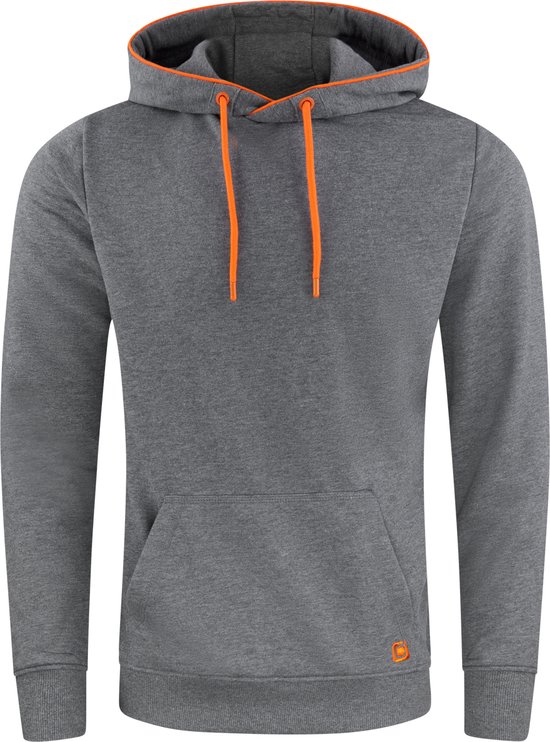 riverso Heren trui RIVSandro regular fit Grijs M Volwassenen Sweat Hoodie met Capuchon