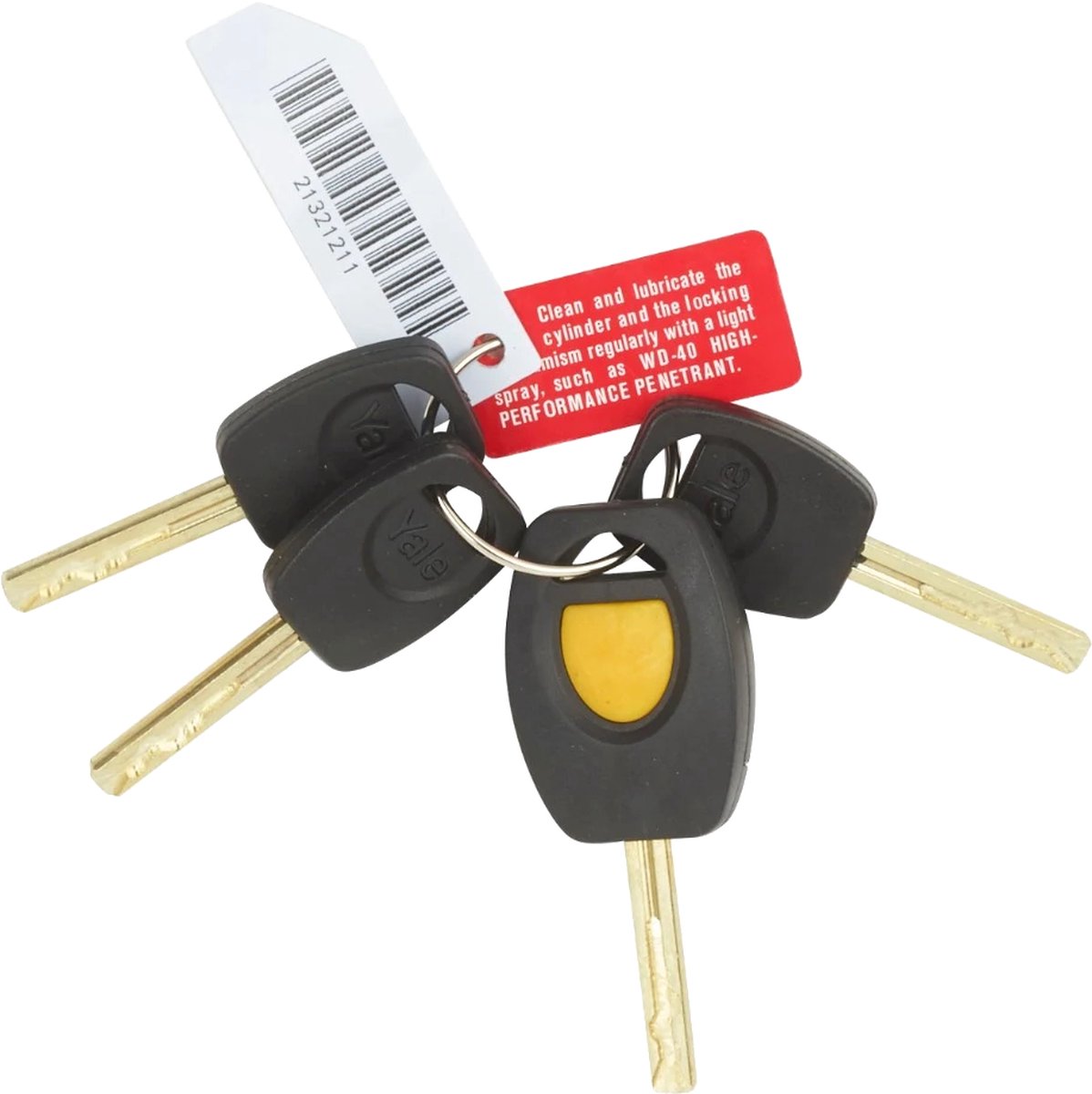 Yale - Beugelslot - High Protection - Gehard Staal - 4 Sleutels