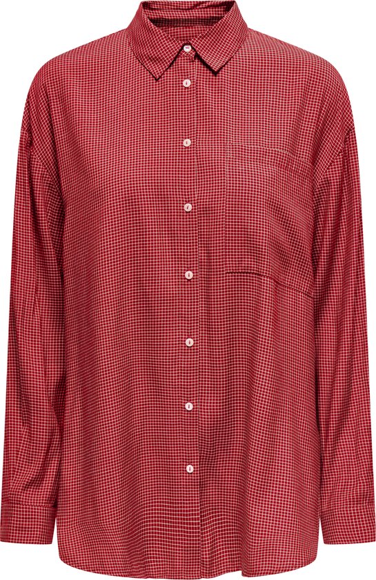 ONLY - ONLMAGGIE L/S CHECK SHIRT WVN - Dames - Blouses