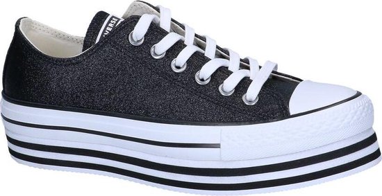 Zwarte Sneakers Converse AS Platform Layer OX Dames 41,5 | bol.com