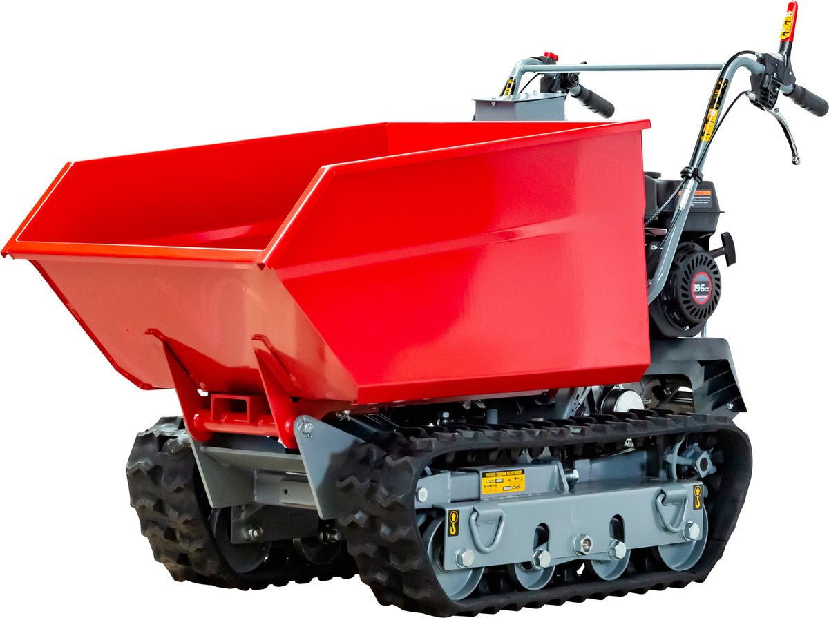 Rupsdumper kipbak 600kg met trapklimfunctie 6,5pk 3+1R snelheden Torros MRD600H