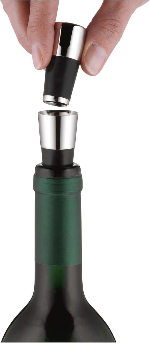 Wijnuitgieter met Stopper voor Druppelvrij Schenken – Effectieve Beluchting voor Versheid