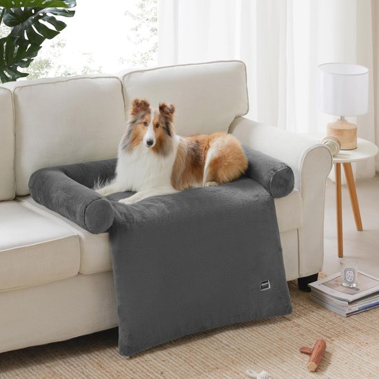 PetFusion Ultiem hondenbed, orthopedisch geheugenschuim, meerdere maten en kleuren, medium stevigheidskussen, waterdichte voering, YKK-ritsen, ademende hoes van 35% katoen Bruin, XXL Jumbo (127 x 102