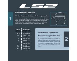 LS2 Ff811 Vector II Splitter Zwart Wit Integraalhelm - Helm
