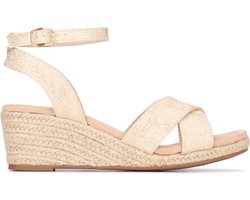 POSH by Poelman NOVI Dames Sandalen - Goud