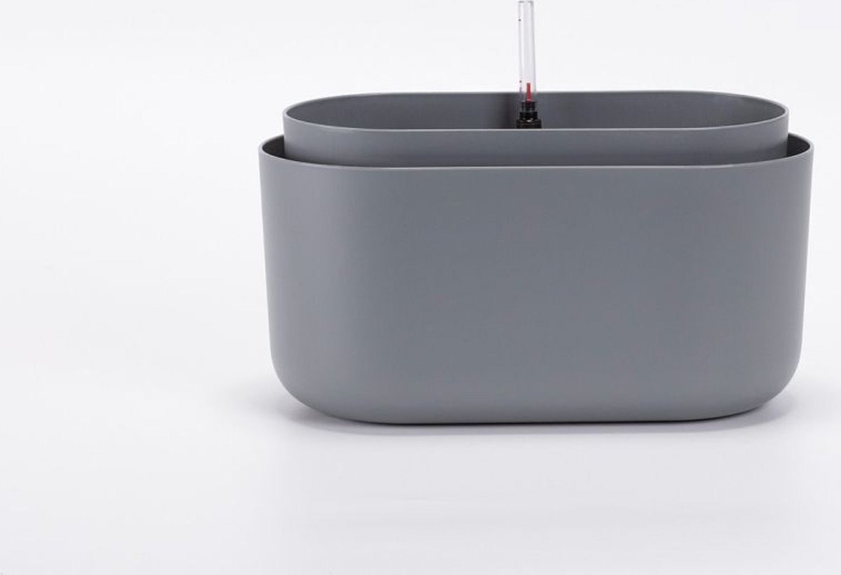 Plastia plantenbak Tolita zelf-bewaterend Grijs