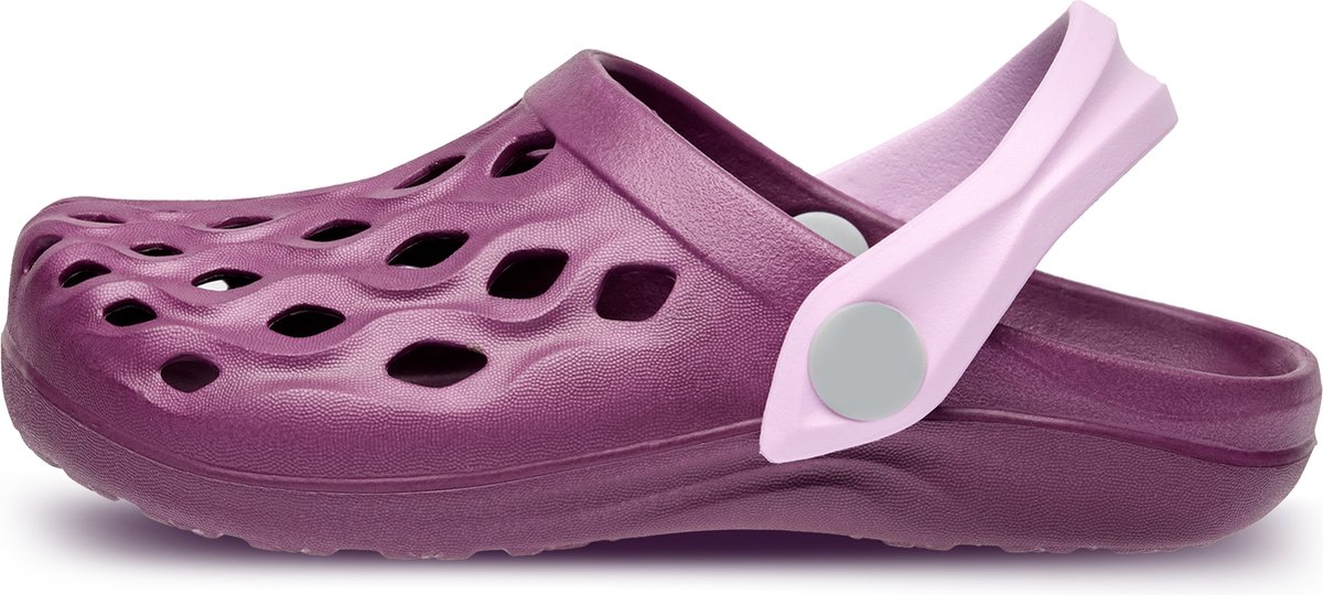 Ladeheid Clogs Kinderen Tuinschoenen Lichte Kinderschoenen Violett 25 26 LA-CA-FlowKids