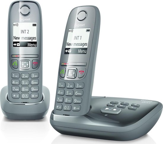 charme Prik beha Gigaset A475A - Duo DECT telefoon - met antwoordapparaat - Zwart | bol.com