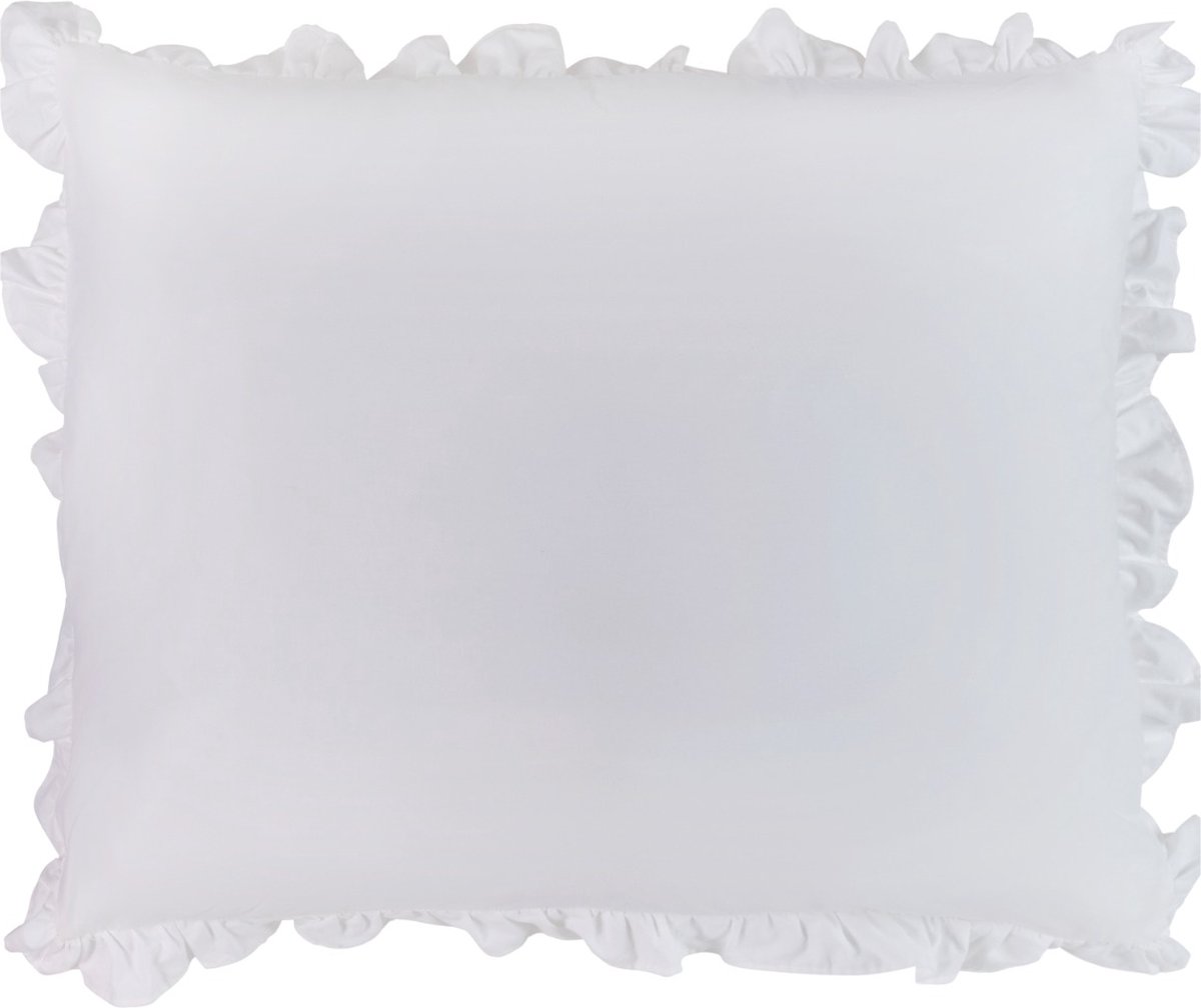 Livello Kussensloop Ruche White 60x70