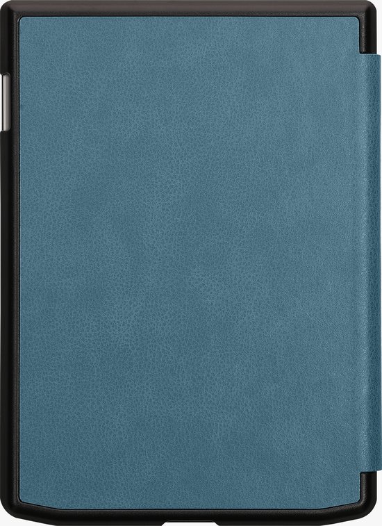kwmobile e-reader hoesje geschikt voor Pocketbook InkPad 4 / Color 3 / Color 2 / Vivlio InkPad 4 / InkPad Color 3 hoes - Ereader flip case met standaard - E reader cover van kunstleer - In petrol van Merkloos — afbeelding 5