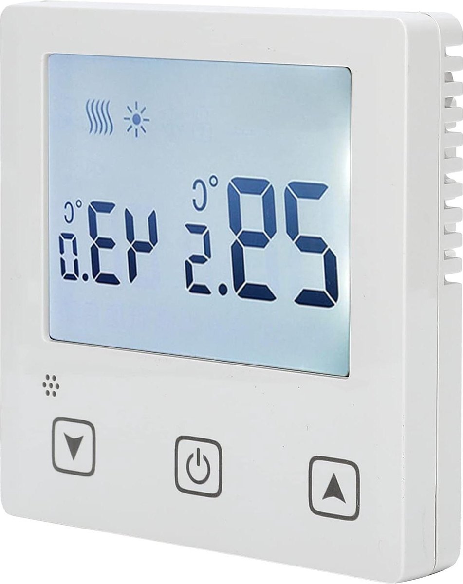 Digitale LCD Thermostaat - Intelligente Temperatuurregelaar met Touchscreen - AC220V - Voor Water Vloerverwarming Airconditioner - Hotel Restaurant .