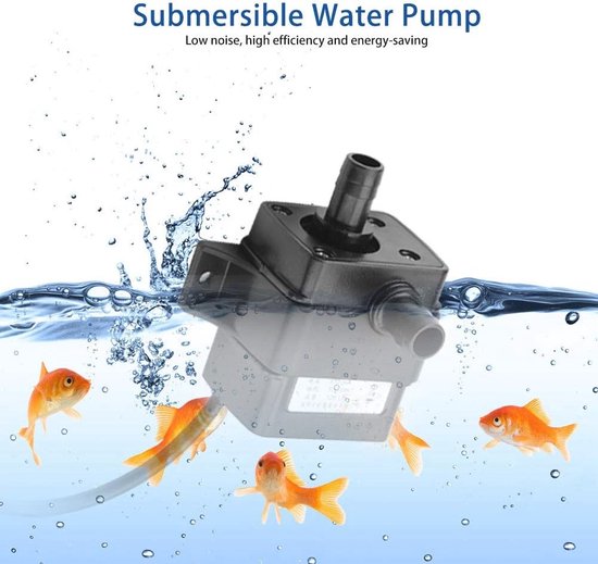 USB-luchtpomp voor aquarium, miniatuur, draagbaar, met bubbelsteen