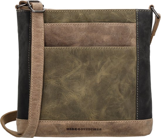 Sac à bandoulière Hide Stitches Himalaya Vert olive 100