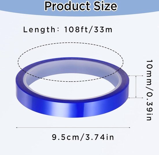 QSP Hittewerende tape - 10 m x 50 mm - Zilver, QTAPE-04 | QSP Products Webshop
