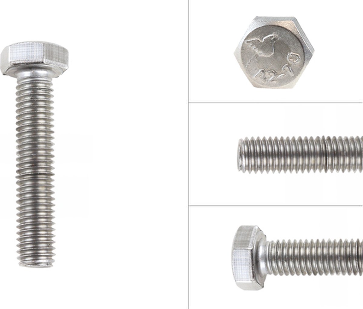 Wovar Tapbouten RVS M8 x 40 mm | 100 stuks