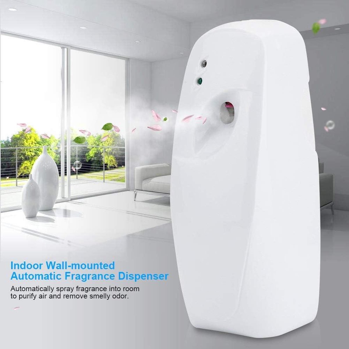 2 stuks automatische geurdispenser, binnenwand, instelbare 2 stuks automatische geurdispenser, binnenwand, instelbare