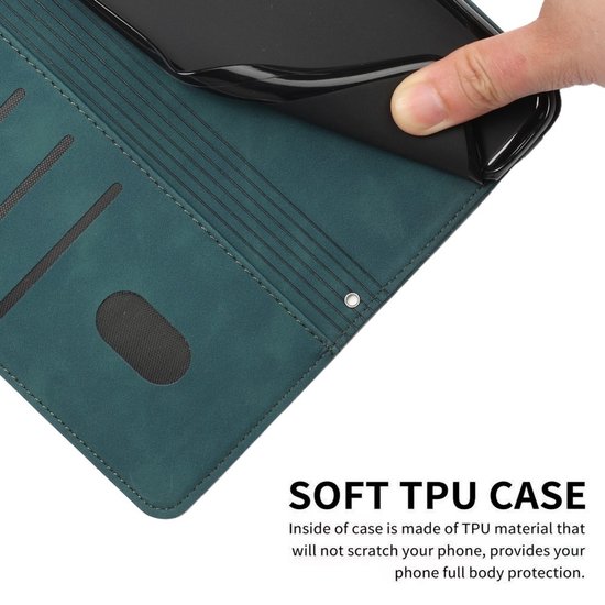 Coverup Smile Book Case Convient pour Samsung Galaxy A05s - Vert