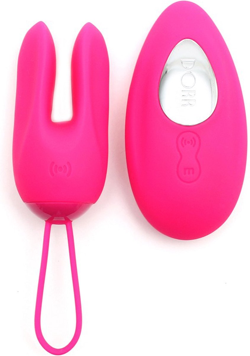 Dorr - Ozzy - Vibrerend Eitje - Met afstandsbediening die ook bruikbaar is als clitorisvibrator - Roze
