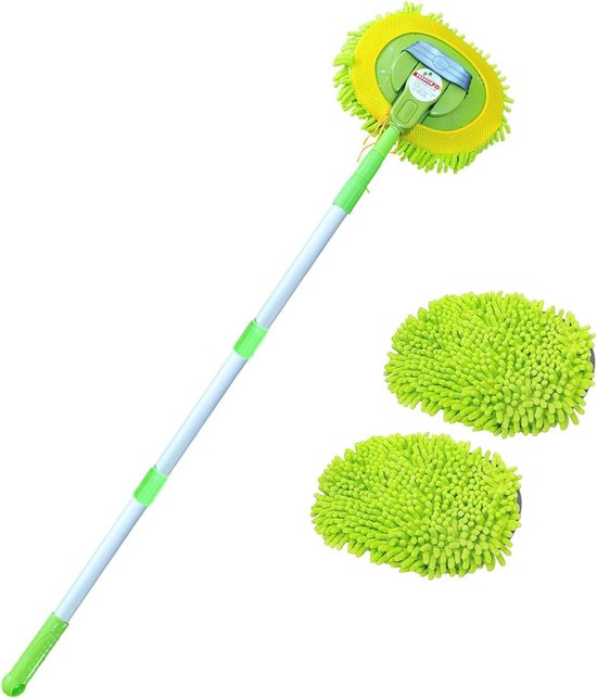 ALU-Teleskop Waschbürste Autowaschbürste Bürste PKW LKW Qualität, 130-300 cm