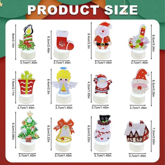Bougies LED Pour Sapin De Noël - 6 Pièces Avec Télécommande, Crochets Perles, Décoration Intérieure Et Extérieure