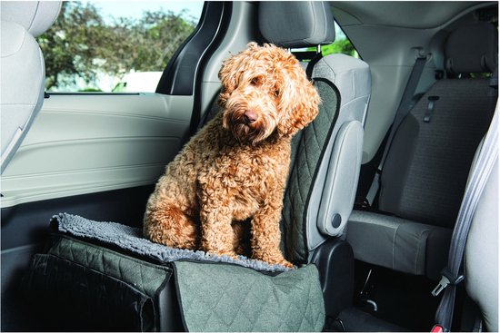 URAQT Kofferbakbescherming voor Hond, Universele Achterbank Kofferbak, Autostoelhoes voor Huisdieren Antislip Waterdicht Wasbaar, Car Boot Liner Protector, Zwart