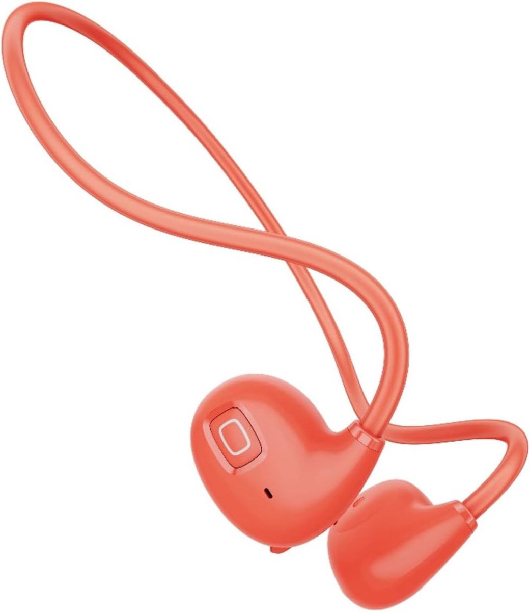 DailySupplies® Bone Conduction Headphone - Koptelefoon voor Activiteiten - Draadloos - Oranje