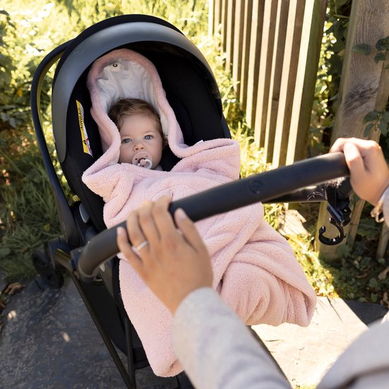 BEMINI Voetenzak - Biside 0-12m - Zacht comfort - Blush van Bemini — afbeelding 4