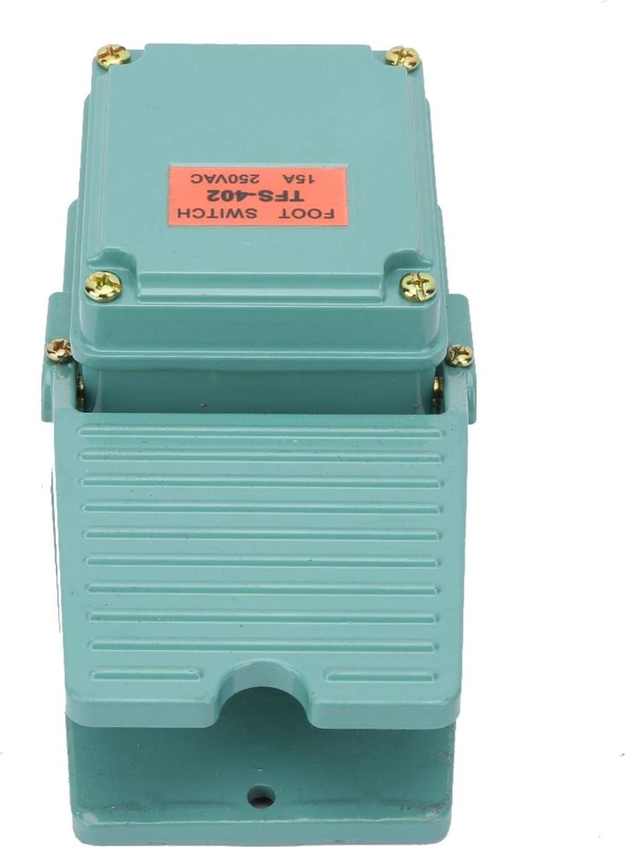 Dubbele voetschakelaar YDT1‑15 380 VAC Pdale Controller met voetpedaal, dubbele elektrische schakelaar voor stroomclipset van de elektrische machine