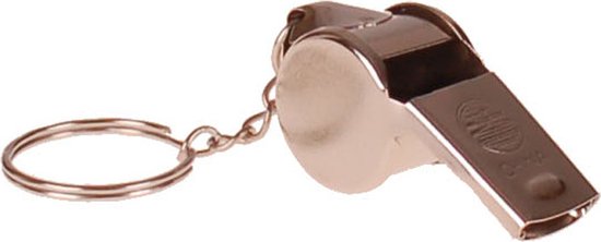 Porte-clés - Sifflet de Sport en métal - 4 cm
