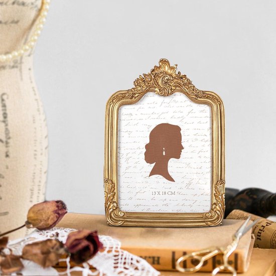 Vintage fotolijst 20 x 25,5 cm, luxe antieke fotolijsten met