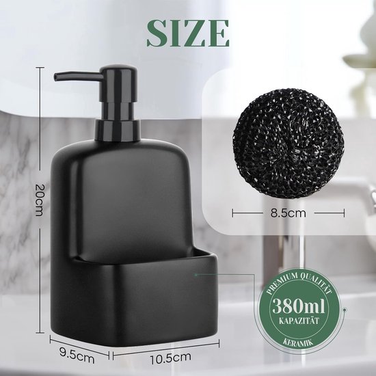 Afwasmiddeldispenser voor keuken, vloeibare zeepdispenser Keukenzeepdispenser met sponshouder, sponscaddy zeeppompdispenser kopen vanaf een prijs van 4.44 Afwasmiddeldispenser voor keuken, vloeibare zeepdispenser Keukenzeepdispenser met sponshouder, sponscaddy zeeppompdispenser kopen vanaf een prijs van 4.44