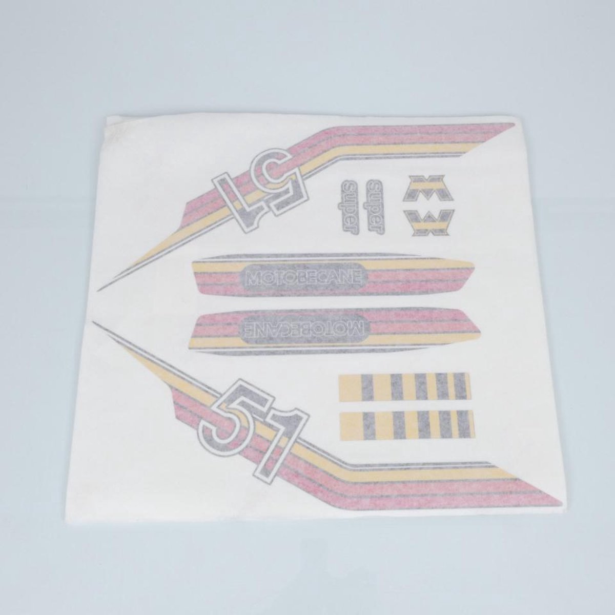 Autocollant stickers RSM pour Mobylette MBK 50 51V Neuf