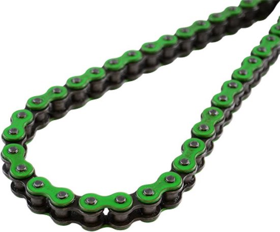 Chaîne de transmission Doppler pour Moto Derbi 50 Senda Sm Drd Pro 2006 à 2011 134 maillons Pas 420 verte Neuf