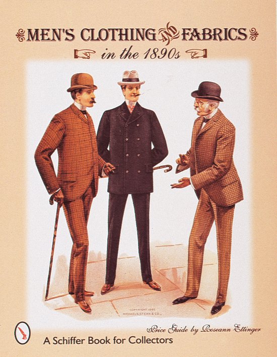 Men's Clothing & Fabrics in the 1890s - cover