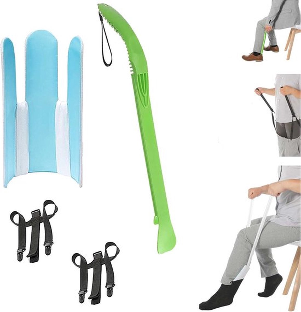 Sokaantrekker - Sokken Aantrekhulp - Aantrekhulp Sokken - Aantrekhulp - Hulp Bij Sokken Aantrekken - SockSlider - NIET voor steunkousen