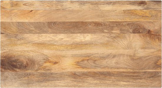 vidaXL - Plateau de table - rectangulaire - 110x70x2,5 - cm - solide - bois de manguier