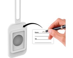 Bagage Tracker - AirTag alternatief voor iPhone - Compatibel met Zoek Mijn - Wit - MiLi MiTag