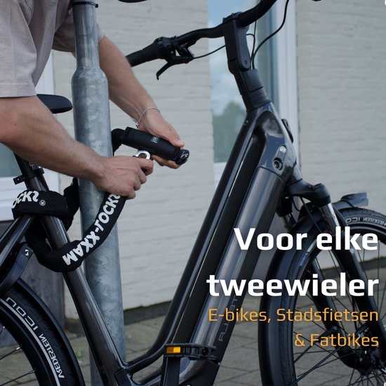 Maxx-Locks Picton Kettingslot - Art 2 Fietslot - Ketting van 8,3 mm Dikke Schakels - Slot met ART keurmerk - Geschikt voor Electrische Fiets en Fatbike - 180 cm van Maxx-Locks — afbeelding 4